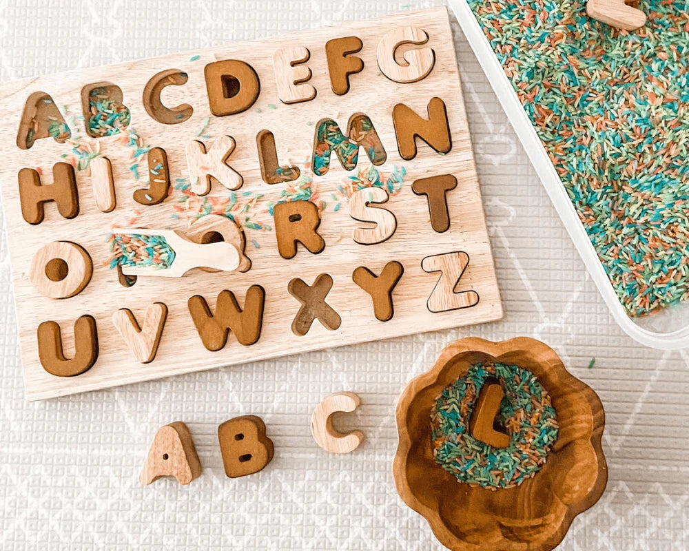  The Curated Parcel - Six ways to extend your alphabet puzzle by Beck from @learning_in_colour