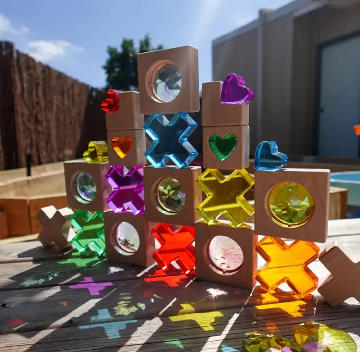 My Little Creator | Lucite Gem Cross of Love My Little Creator