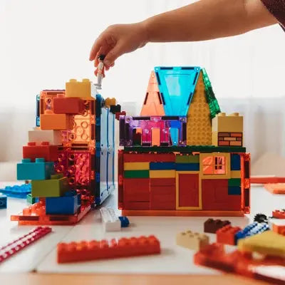The Curated Parcel Magblox Magbrix STEM magnetic tiles