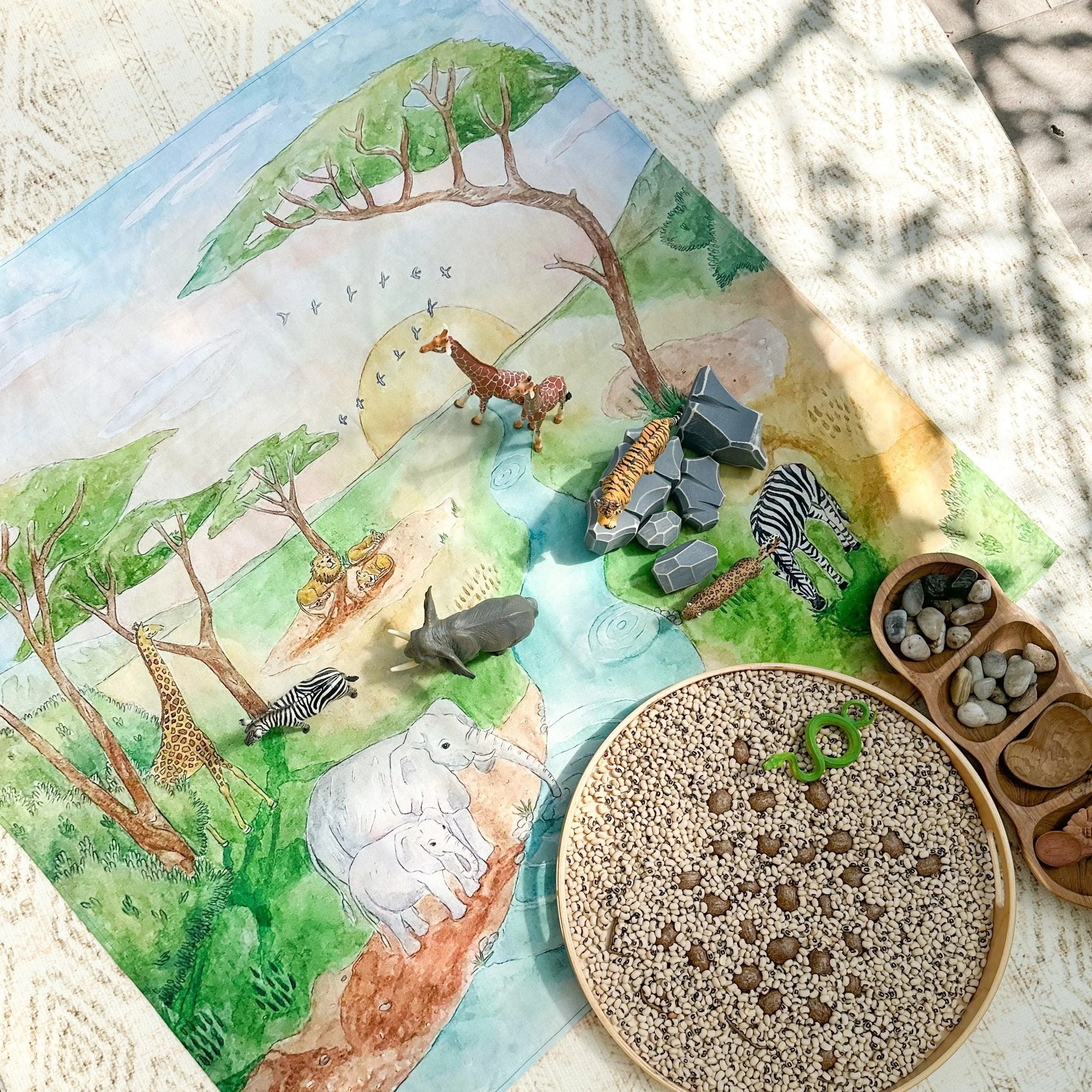 Wonderie // The Plains of Africa Play Cloth Wonderie