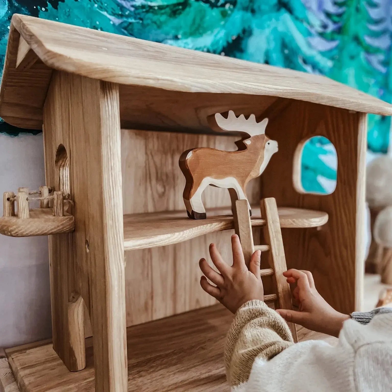 Qtoys // Two Storey Cottage House QToys