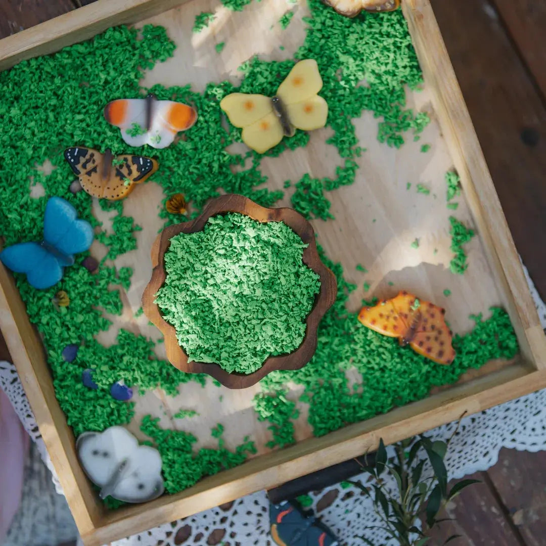 Yellow Door // Sensory Play Stones - Butterflies Yellow Door