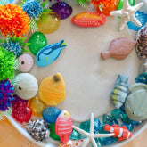 Yellow Door // Sensory Play Stones - Fish Yellow Door