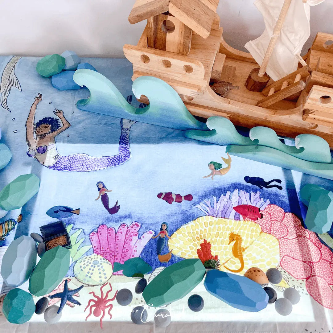 Wonderie // Tales Of Mermaid Play Cloth Wonderie