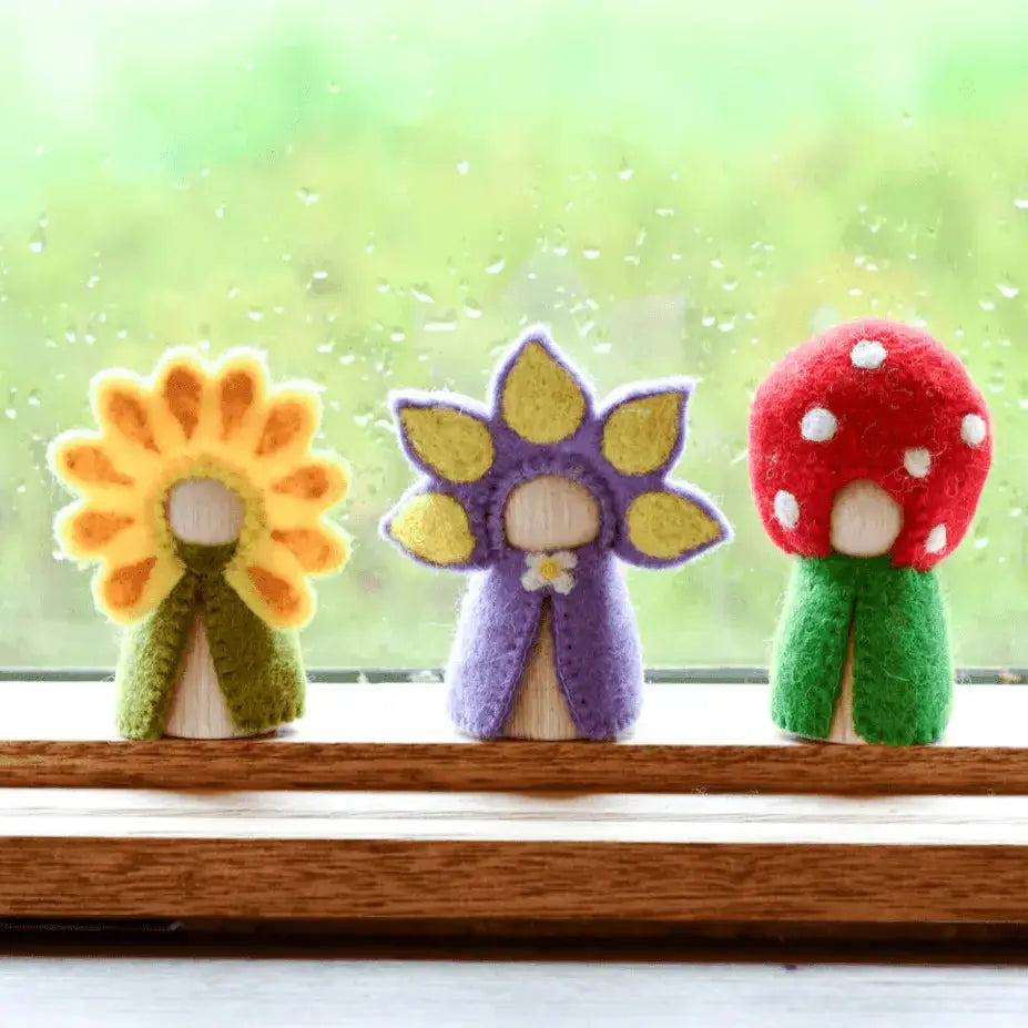 Peg Dolls Set - Floral Tara Treasures