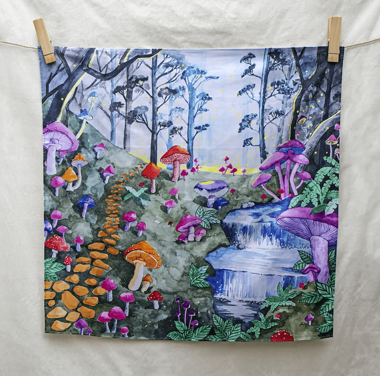 Wonderie // The Enchanted Toadstool Forest Play Cloth Wonderie