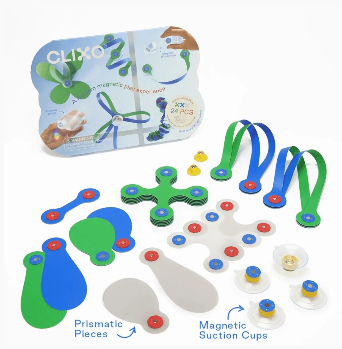 Clixo Grip & Stick Pack (24pcs) Clixo