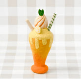 Tara Treasures // Felt Mango Milk Shake Play Food Tara Treasures