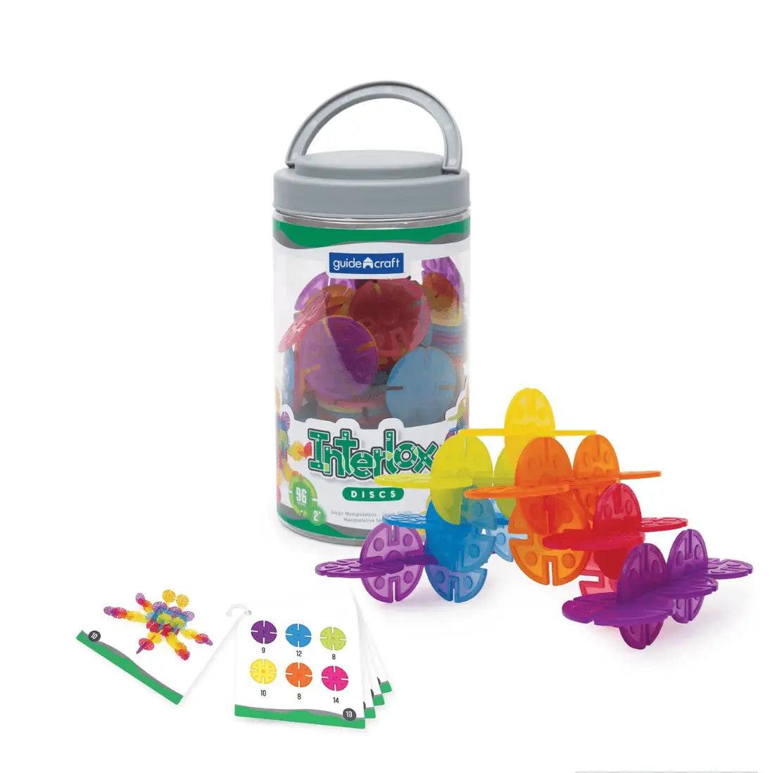 Guidecraft // Interlox Discs - 96 pc. set Guidecraft