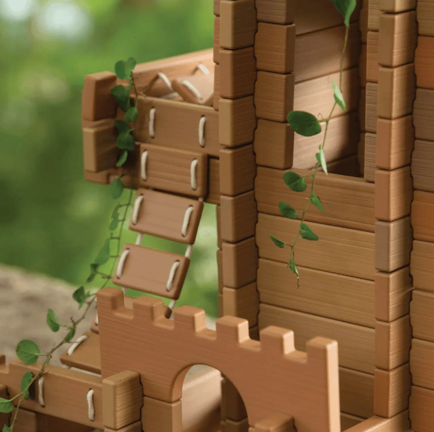 Guidecraft // Tabletop Notch Blocks - Western 129 pc. Set Guidecraft