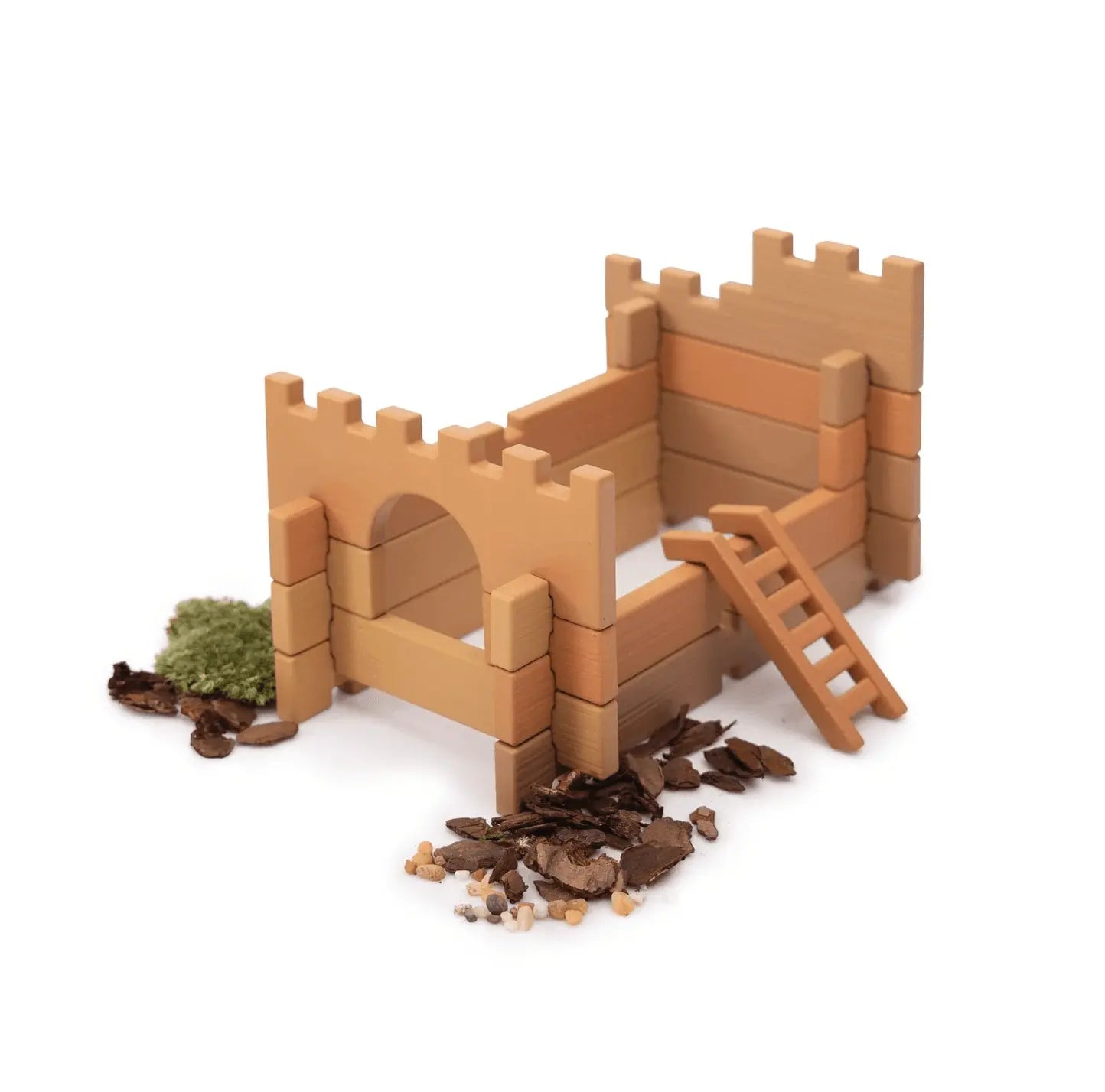 Guidecraft // Tabletop Notch Blocks - Western 129 pc. Set Guidecraft