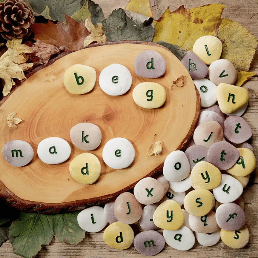 Yellow Door // Alphabet Pebbles - Lowercase Yellow Door