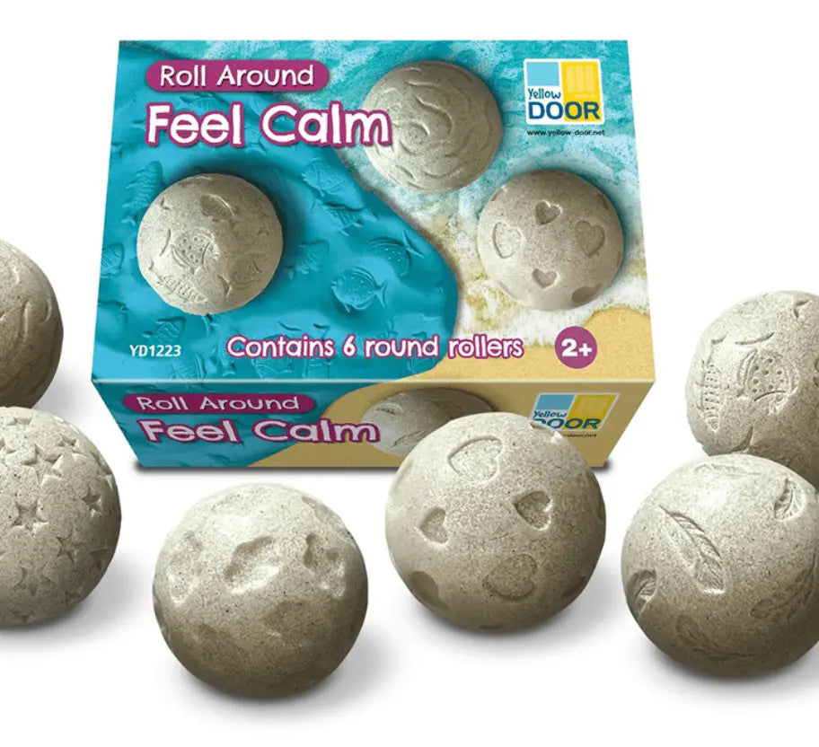 Yellow Door // Roll Around Sensory Stones - Feel Calm Yellow Door