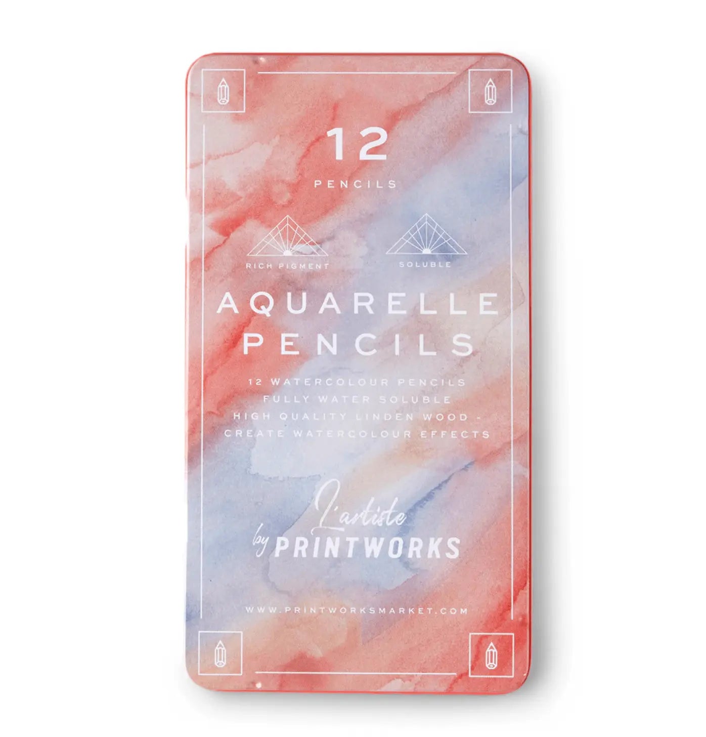 Printworks Coloured Pencils (12) - Aquarelle Printworks