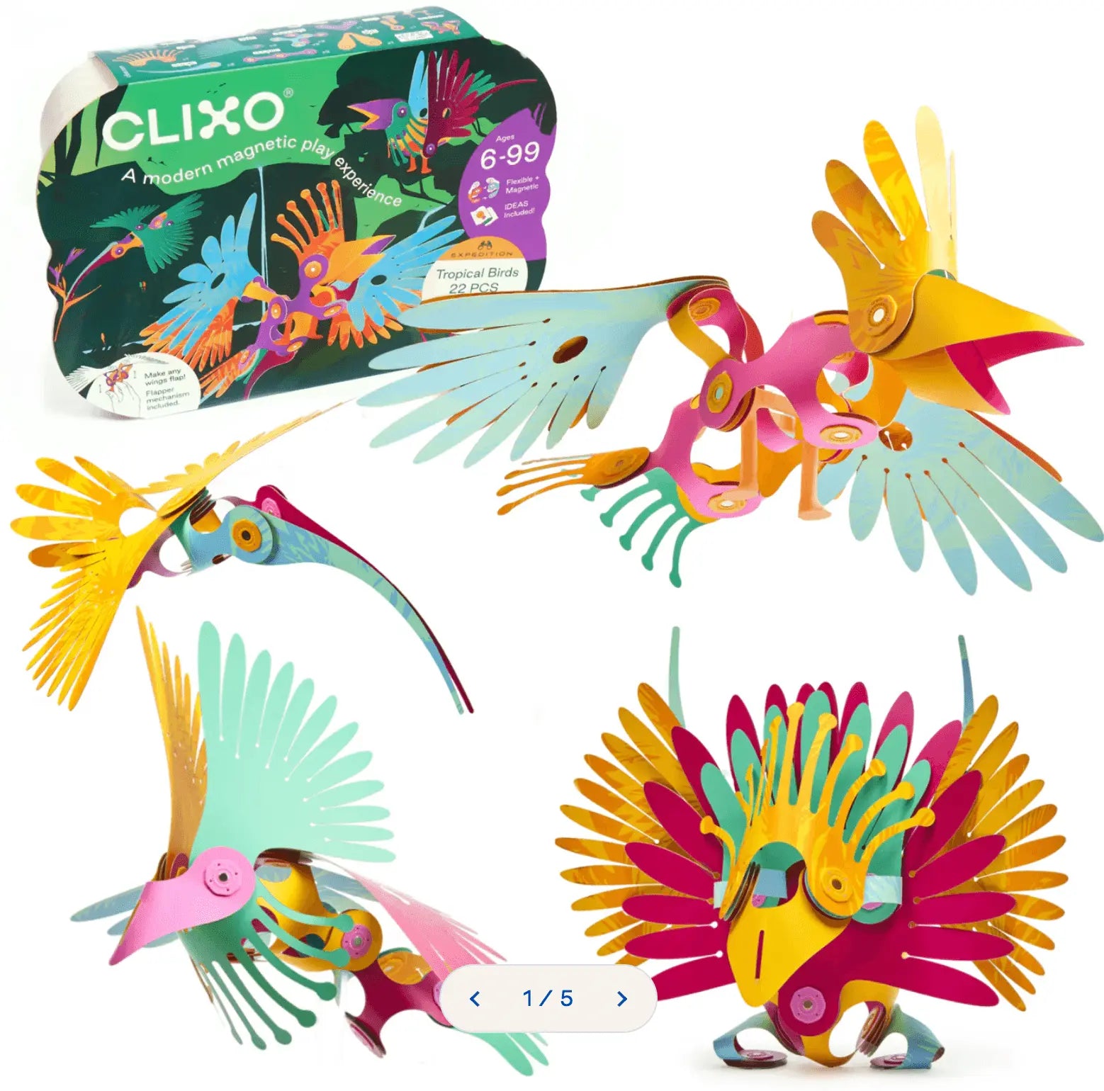 Clixo Tropical Birds Pack Clixo