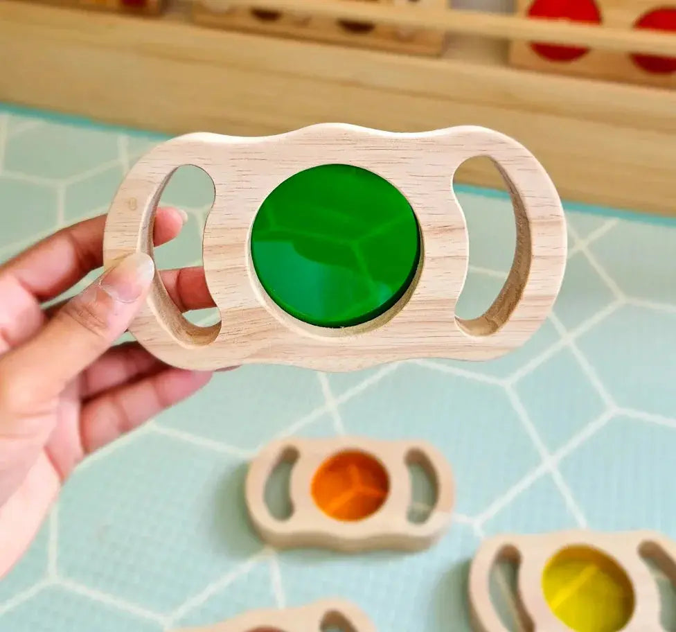 Qtoys // Coloured See Through Blocks QToys