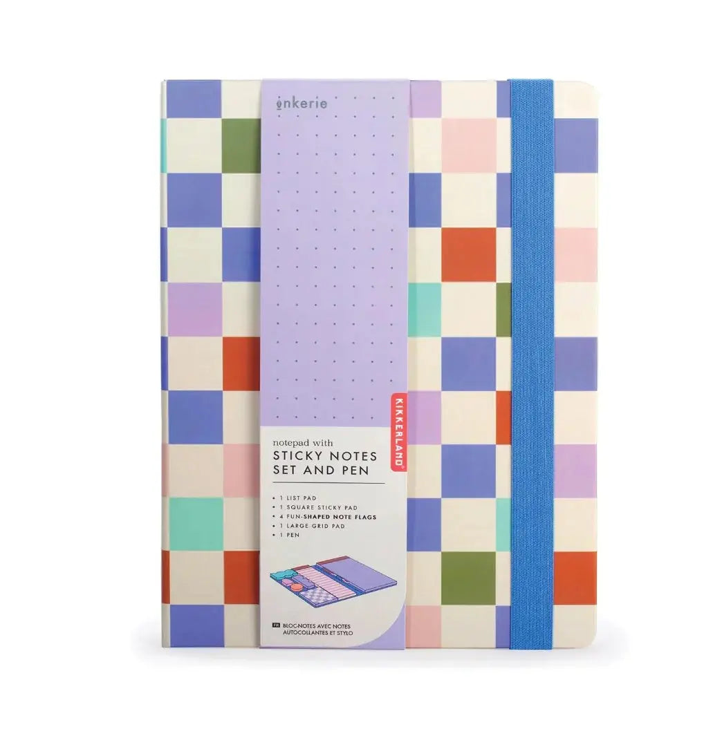 Kikkerland // Notepad, sticky notes set & pen Kikkerland