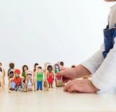 The Freckled Frog //My Wooden Family Set