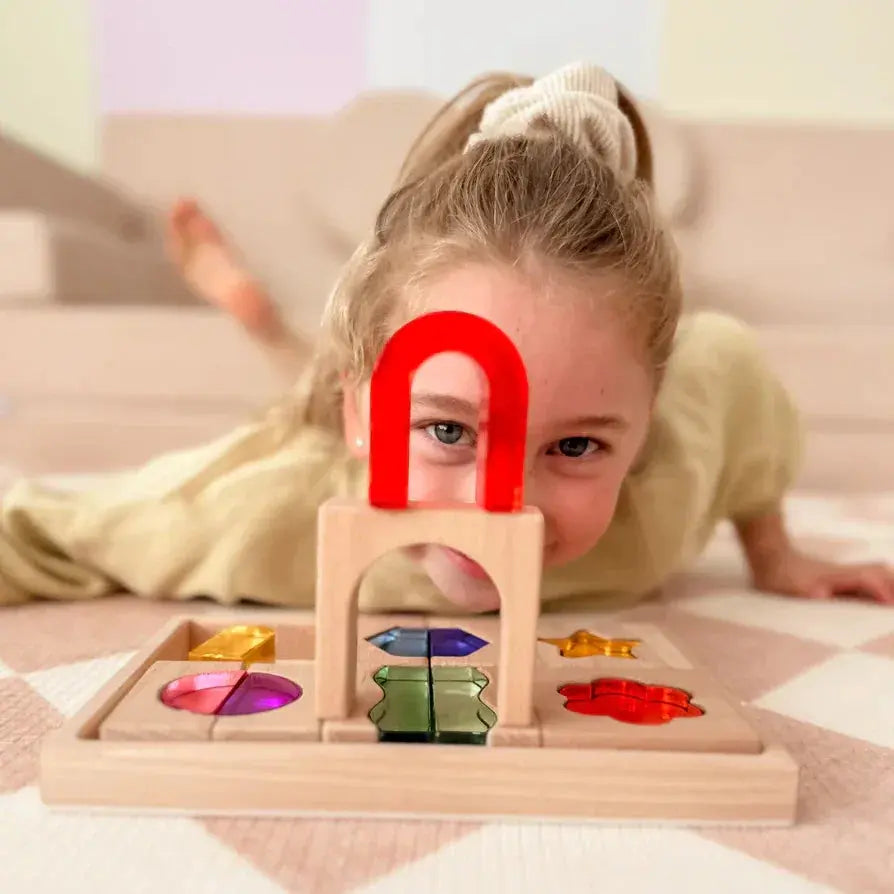 My Little Creator | Rainbow Lucite Blocks Exclusive Creative Set ** Pre-Order ** My Little Creator