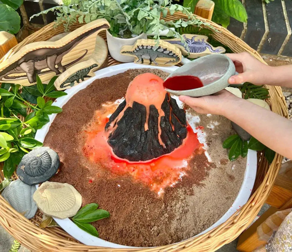 Yellow Door // Imaginative Play Volcano Yellow Door