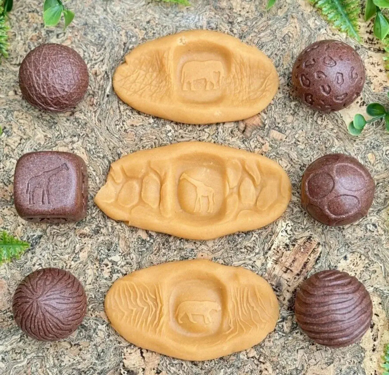 Yellow Door // Roll Around Sensory Stones - Wild Animals Yellow Door