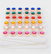 TickIt // Wooden Lacing Jewels TickIt