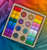 My Little Creator // Deluxe Lucite Gem Blocks - Set of 40
