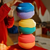 Stapelstein Original Mini, Set of 6, Rainbow Classic Stapelstein