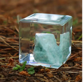 Our Earth Life // Amazonite Crystal Specimen Cube Our Earth Life