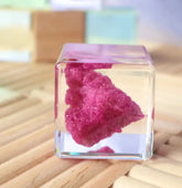Our Earth Life // Ruby Gemstone Specimen Cube Our Earth Life