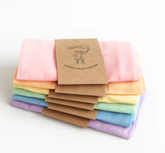 Laura's Play Cotton | Set Of 6 Pastel Rainbow 90cm x 90xm
