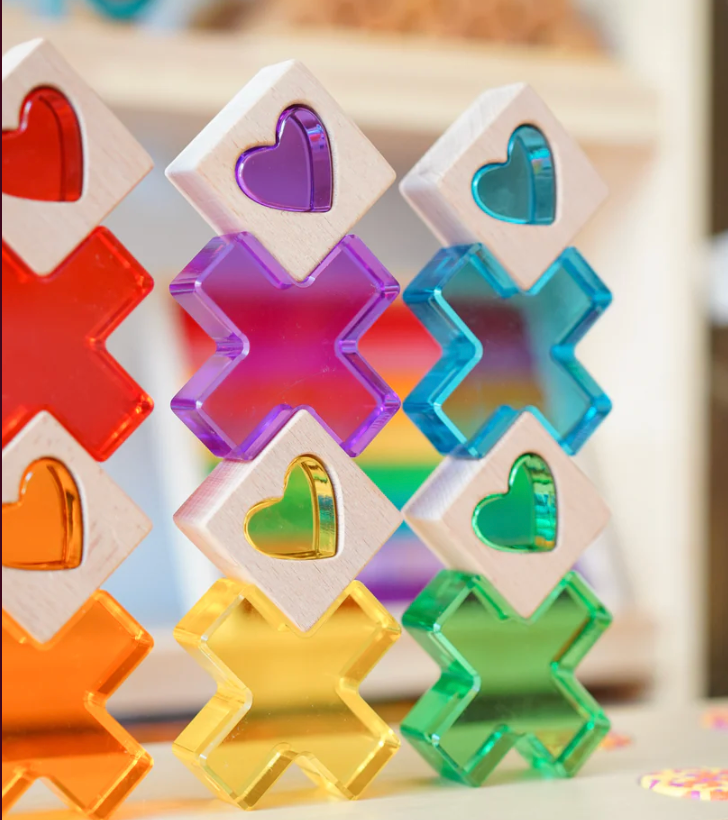 My Little Creator | Lucite Gem Cross of Love My Little Creator