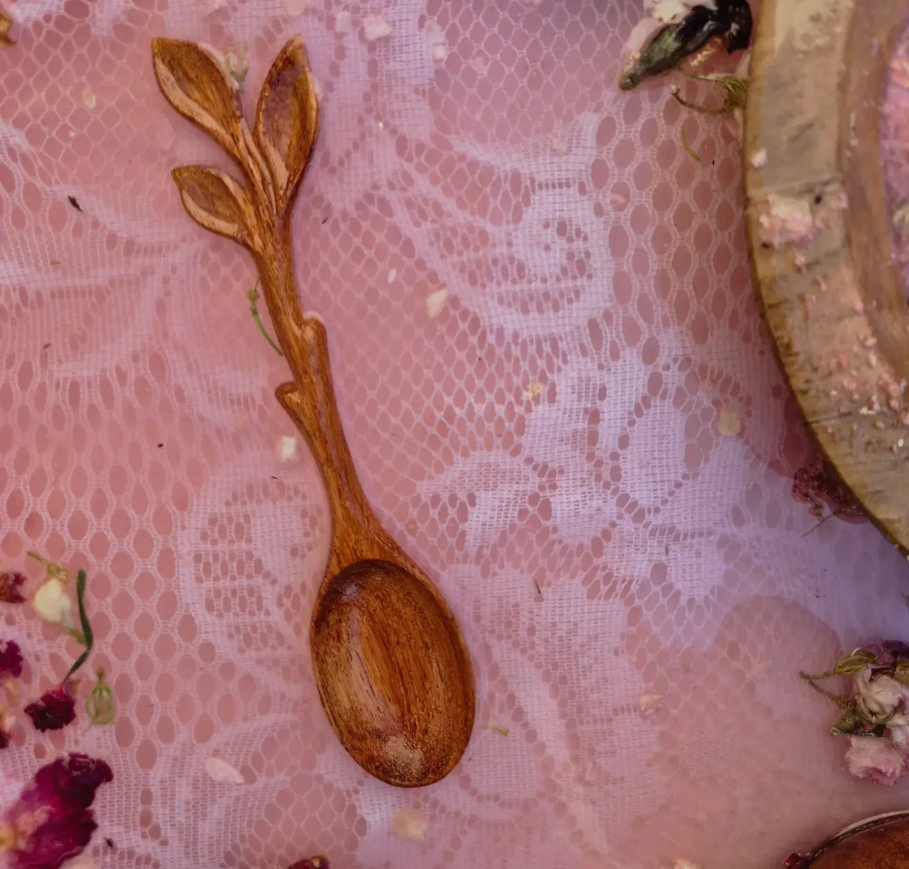Evergreen Child // Woodland Leaf Spoon The Curated Parcel