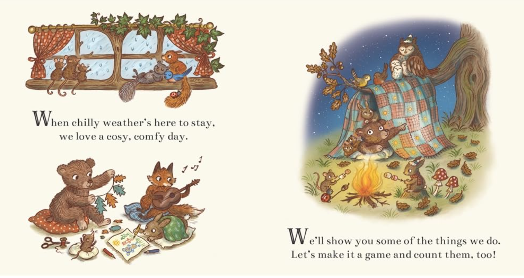 Magic Cat Publishing | Brown Bear Wood: Keeping Cosy and Snuggling Up: 100 Cosy Things to Spot Books