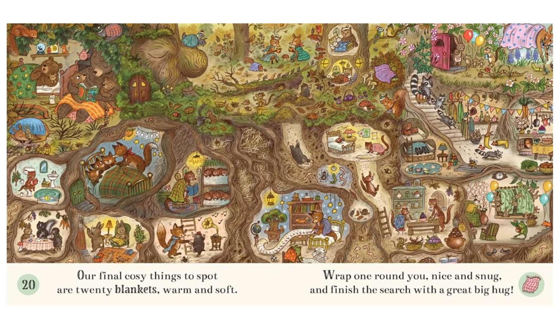 Magic Cat Publishing | Brown Bear Wood: Keeping Cosy and Snuggling Up: 100 Cosy Things to Spot Books