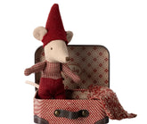 Maileg // Christmas Mouse Baby in Suitcase Maileg