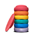Stapelstein® Hidden Giants Rainbow Pastel 6 + Agaric Toadstool Balance Board - LIMITED EDITION Stapelstein