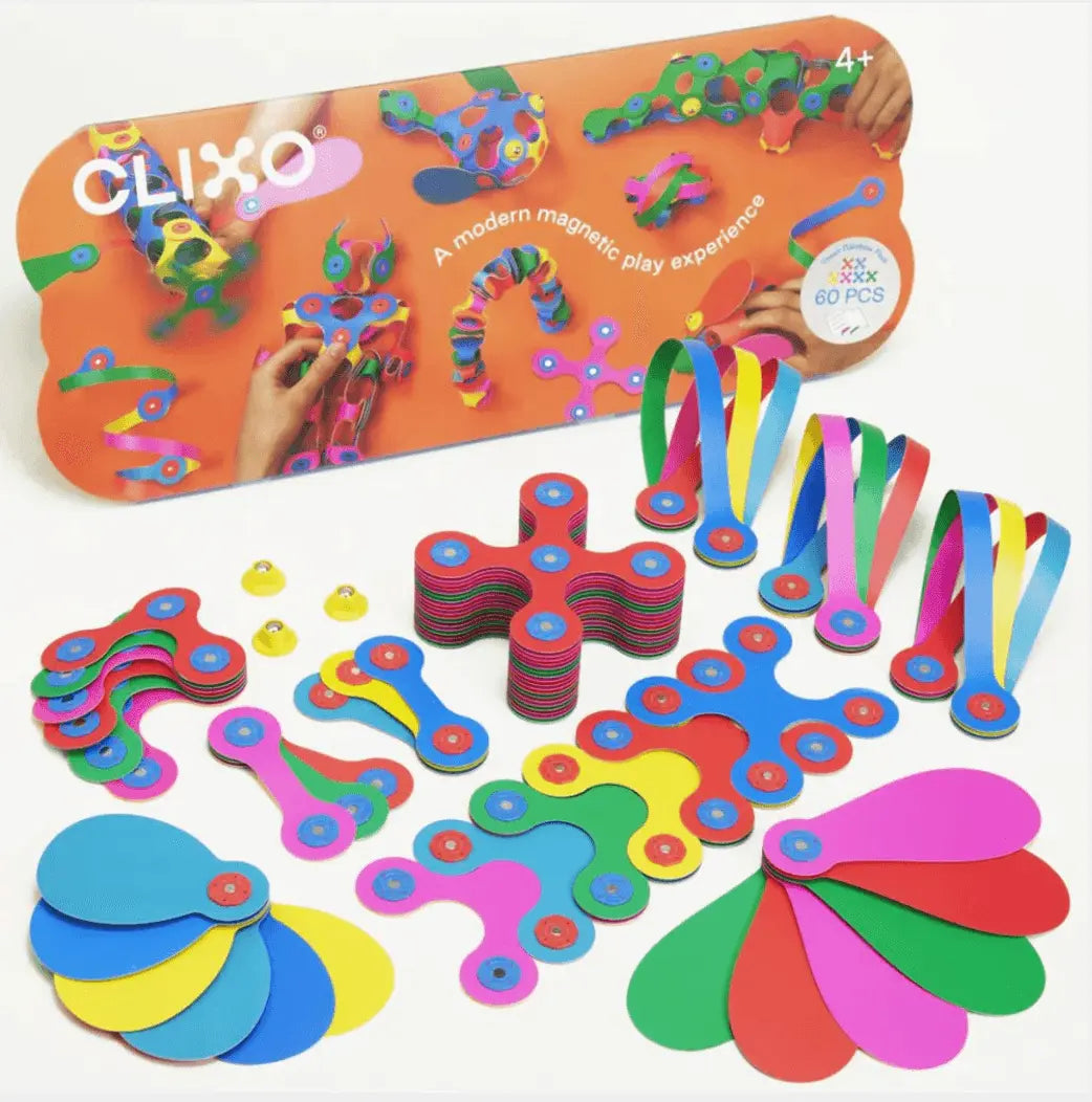 Clixo - Magnetic Super Rainbow (60pcs) Clixo