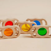 Qtoys // Coloured See Through Blocks QToys