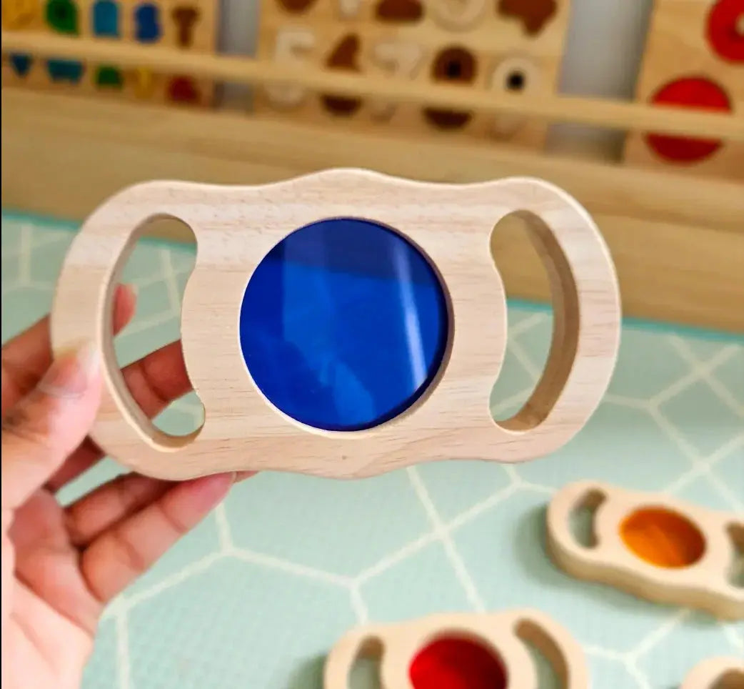 Qtoys // Coloured See Through Blocks QToys