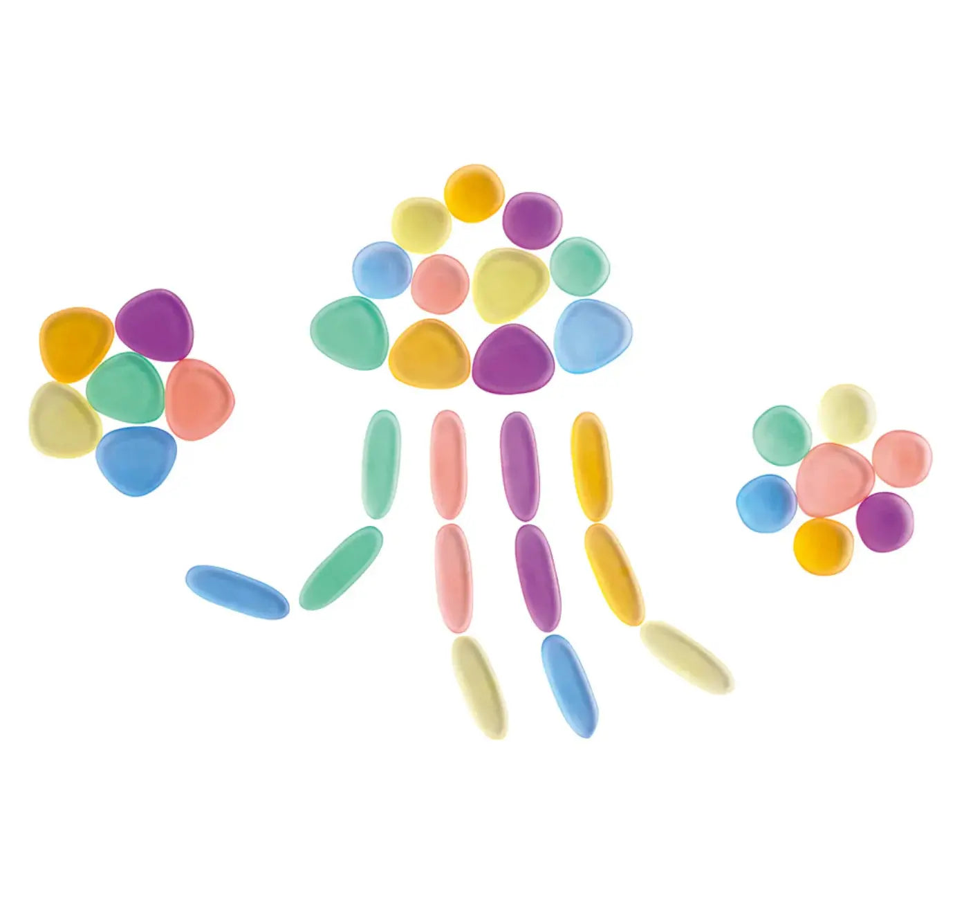 EDX // Junior Rainbow Pebbles (Jar of 36) EDX education