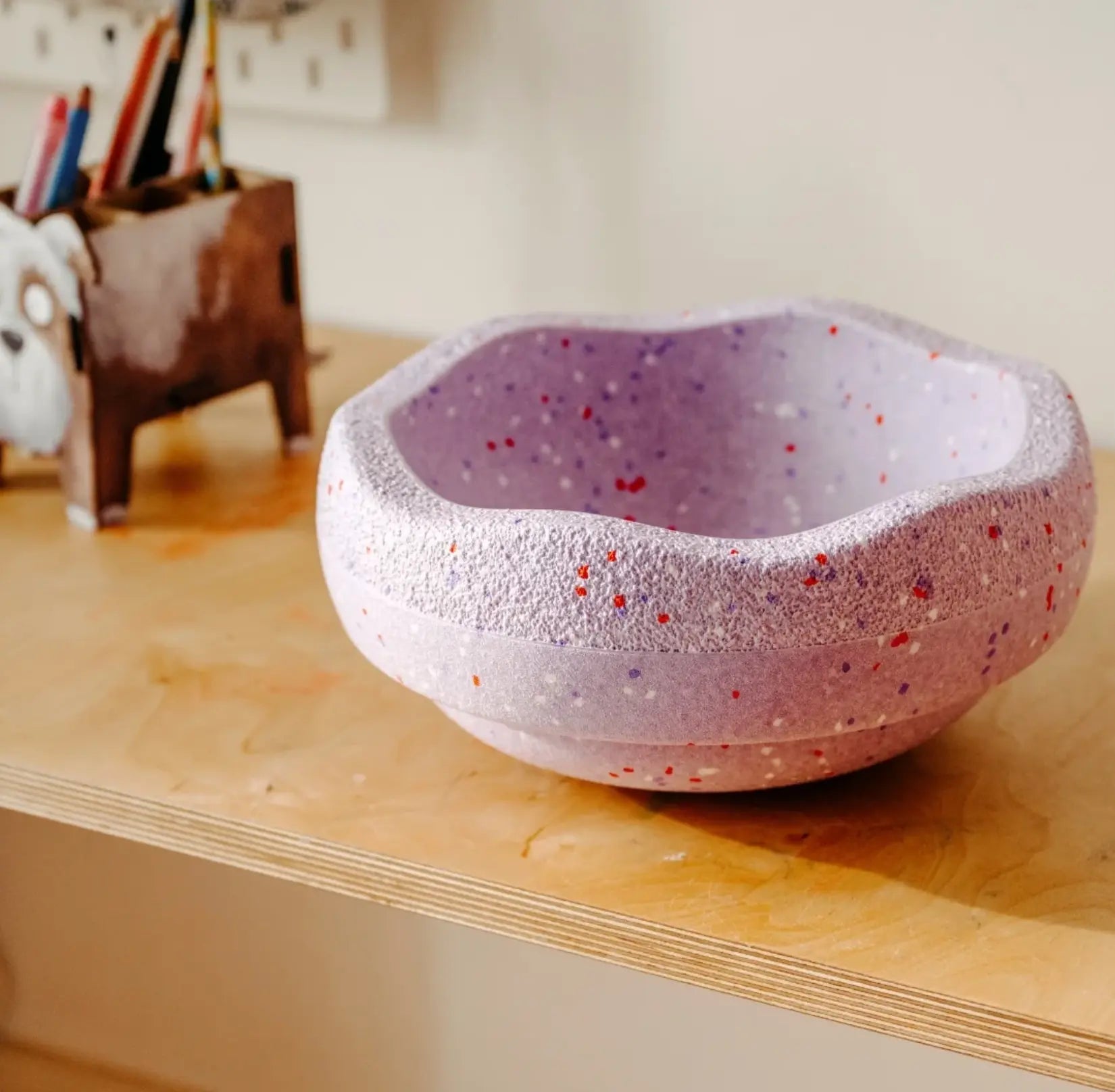 Stapelstein® Hidden Giants Balance Stone - Original - LIMITED EDITION Violet Stapelstein