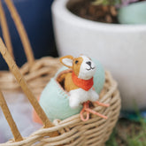 Tara Treasures // Felt Surprise Egg - Corgi Inside