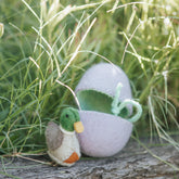 Felt Surprise Egg - Duck Inside