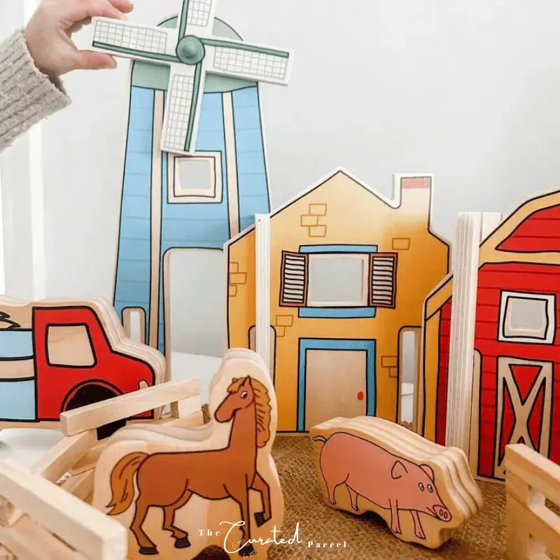 The Freckled Frog // Happy Architect Farm Set The Freckled Frog