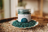 Deep Sea - Dark Emerald Green Sea Salt Shimmers SMALL - Potion Play & Sensory Ingredients The Saltwater Collective Potions