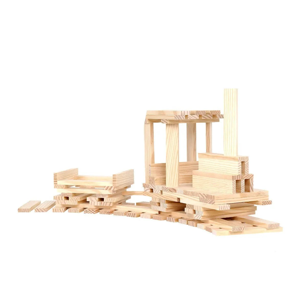 KAPLA Blocks Building Planks - 200 Natural Set - Box KAPLA
