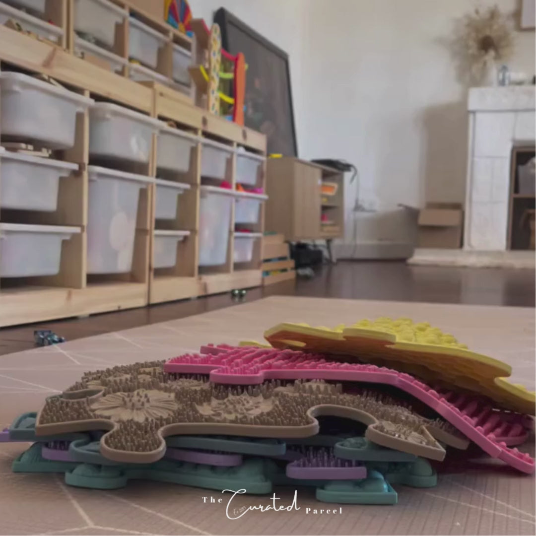 Muffik Pastel Sensory Playmat Set