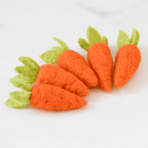 The Curated Parcel - Felt Carrots (Set of 5)