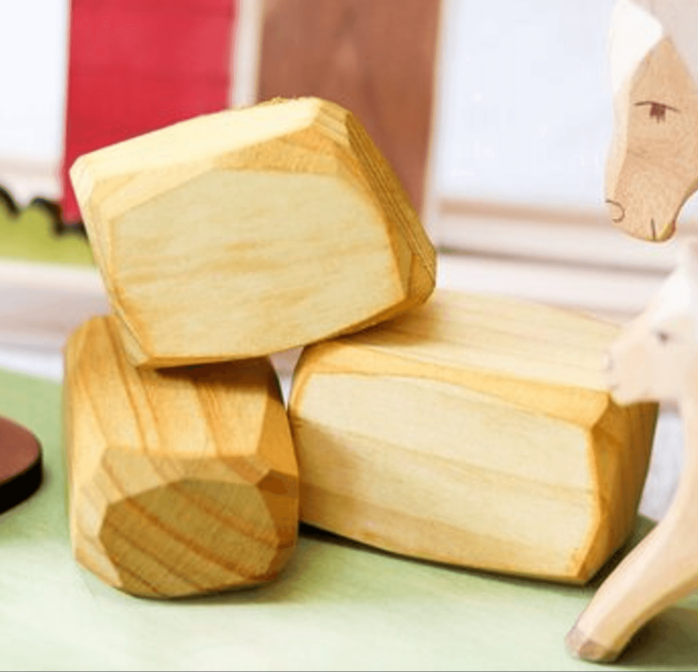 The Curated Parcel - StoryScene // Wooden Hay Bales